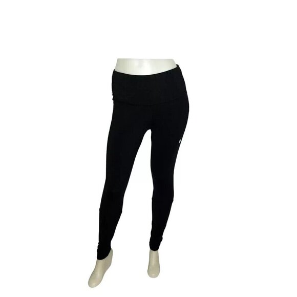 Asics Black Leggings Size Large with Pockets - Picture 1 of 6